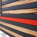 2D TRADITIONAL SUBDUED THIN LINE American Flag (TRUE 3D Raised Stars)-4