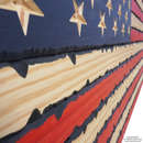 2D CHISELED American Flag (Carved Stars)-1