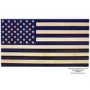 2D TRADITIONAL SUBDUED American Flag (TRUE 3D Raised Stars)-5