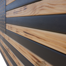 2D TRADITIONAL SUBDUED American Flag (carved stars)-3