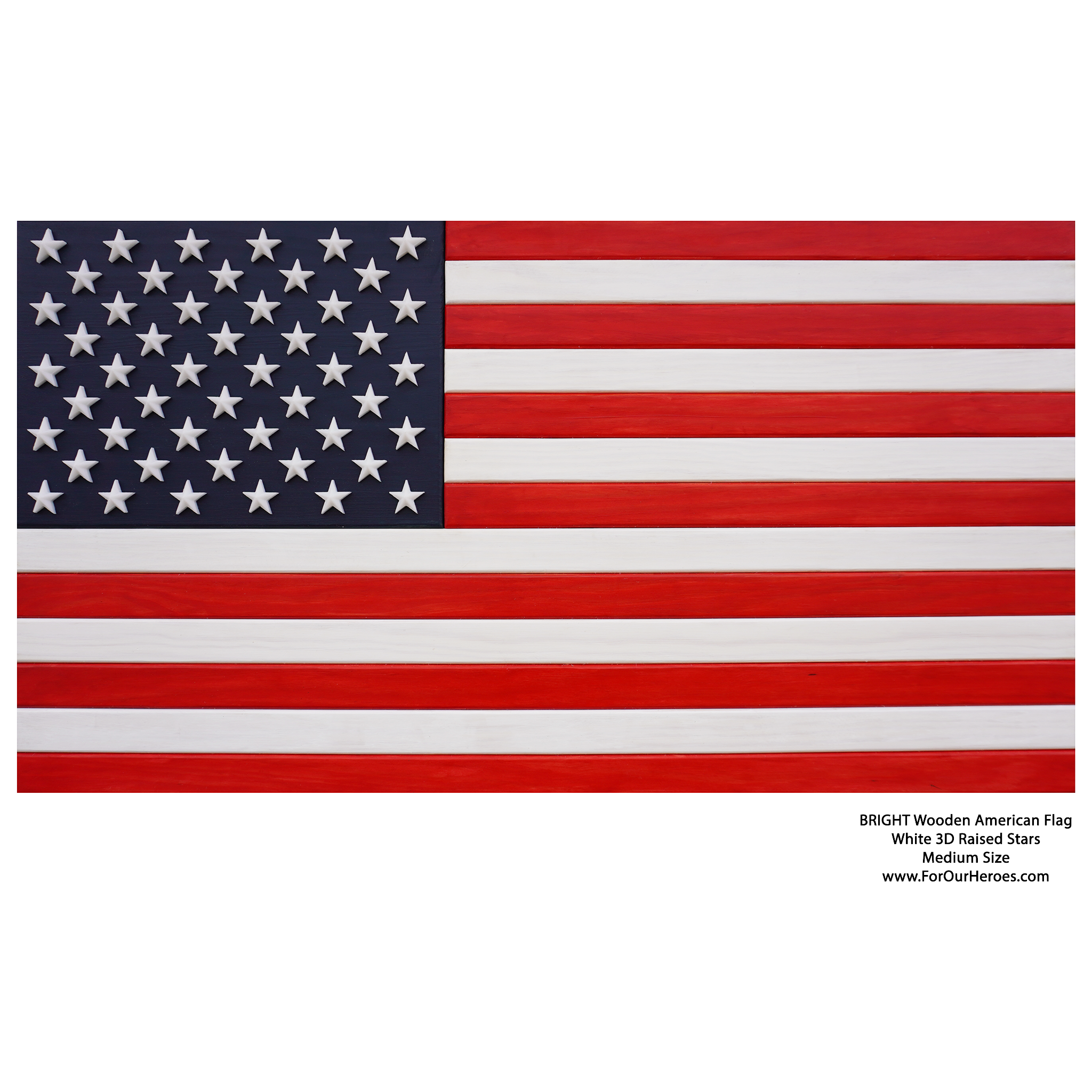 2D BRIGHT American Flag - 0