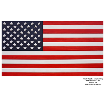 2D BRIGHT American Flag - 0