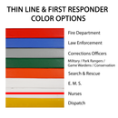 2D SUBDUED CHISELED THIN LINE American Flag (carved stars)-11