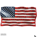 3D PLEDGE OF ALLEGIANCE Wooden American Flag-2