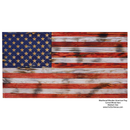 2D WEATHERED & RUSTIC American Flag-8