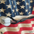 3D Thin Line LINEMEN Wooden American Flag-1