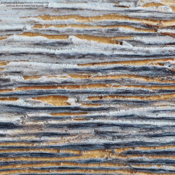 2D WEATHERED & RUSTIC American Flag