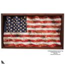 3D WEATHERED & RUSTIC American Flag-2