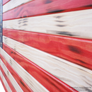 2D TRADITIONAL RUSTIC American Flag (Carved Stars)-5